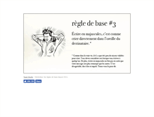 Tablet Screenshot of parlonsmajuscules.com